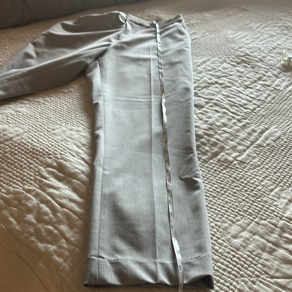 Uniqlo Smart Ankle ( 2 way )  Gray Pants light grey size S - Picture 10 of 15